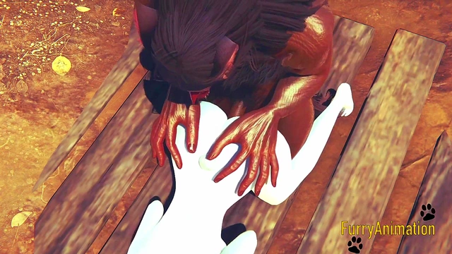 Beast & Bunny Furry Hentai Have Wild Sex On Mountain For Juicy Creampie