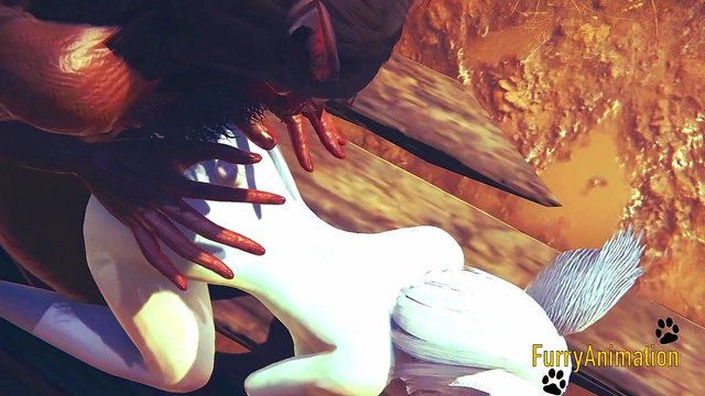 Beast & Bunny Furry Hentai Have Wild Sex On Mountain For Juicy Creampie