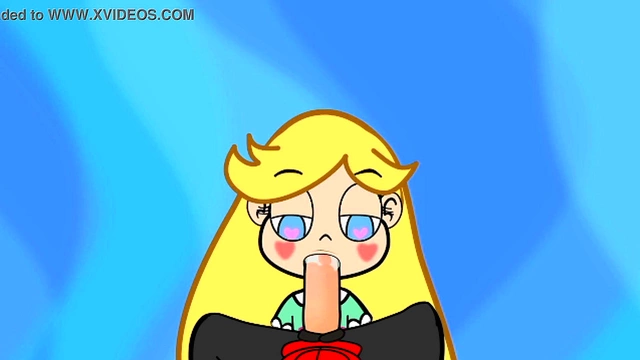 Star Butterfly Anime Sex – Hot Blowjob Scene With Toon Cutie