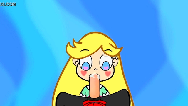 Star Butterfly Anime Sex – Hot Blowjob Scene With Toon Cutie