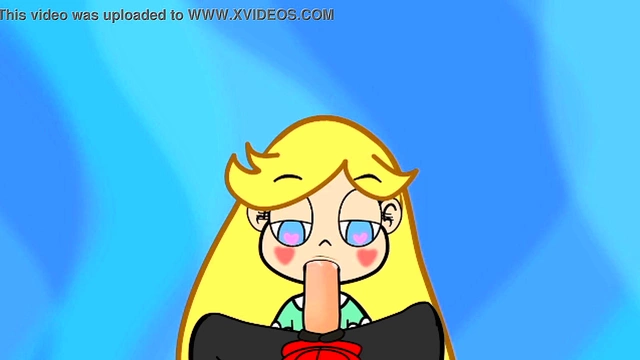 Star Butterfly Anime Sex – Hot Blowjob Scene With Toon Cutie