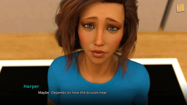 Coach With Big Tits And Ass Tempts Teen Student In Erotic Visual Novel Scene