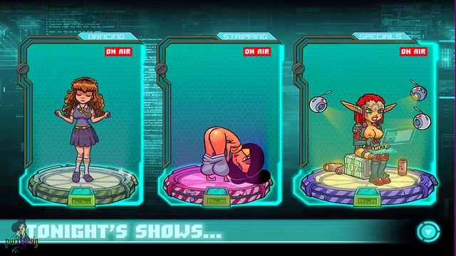 Redheaded Anime Alien With Big Boobs Seduces Robot In Akaburs Hentai Game