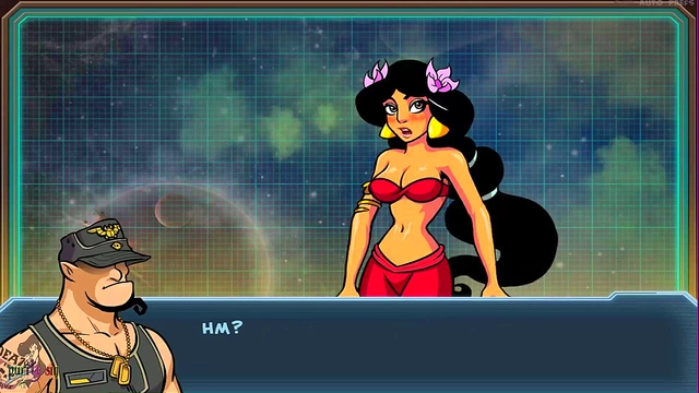 Redheaded Anime Alien With Big Boobs Seduces Robot In Akaburs Hentai Game