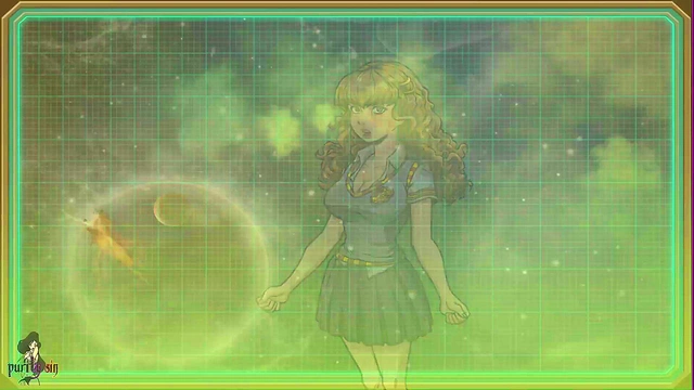 Redheaded Anime Alien With Big Boobs Seduces Robot In Akaburs Hentai Game