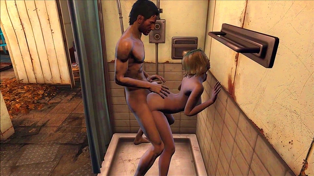 Blonde Fallout 4Charlotte Fucks In The Bathroom For A Hot 3D Anime Release