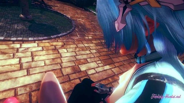 Eula's 3D Hentai Handjob, Blowjob & Cowgirl Ride for POV Creampie Delight