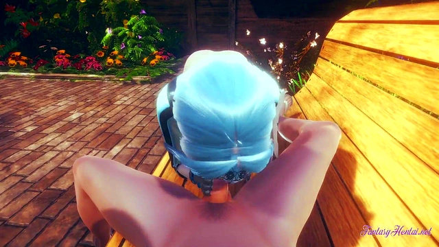 Eula's 3D Hentai Handjob, Blowjob & Cowgirl Ride for POV Creampie Delight