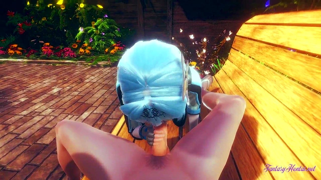 Eula's 3D Hentai Handjob, Blowjob & Cowgirl Ride for POV Creampie Delight