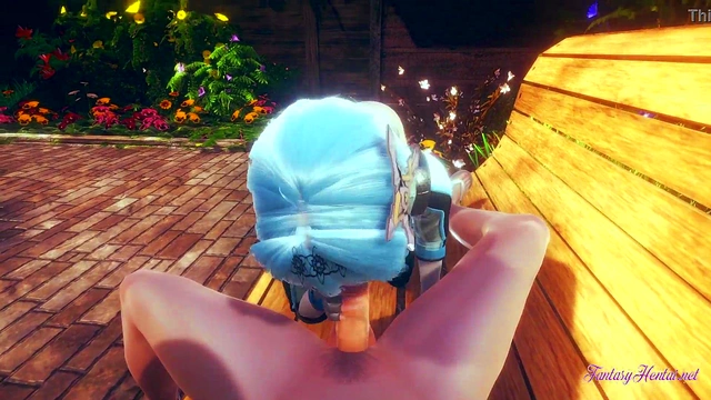 Eula's 3D Hentai Handjob, Blowjob & Cowgirl Ride for POV Creampie Delight