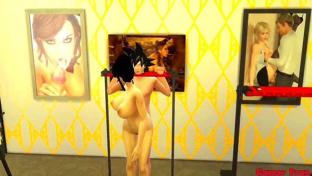 Seductive Milf Milk Succumbs to Goku’s Passionate Massage Seduction