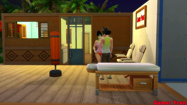 Seductive Milf Milk Succumbs to Goku’s Passionate Massage Seduction