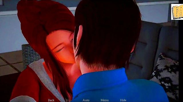 Redhead Teen's Erotic Adventure With Her New Family In Anime Style