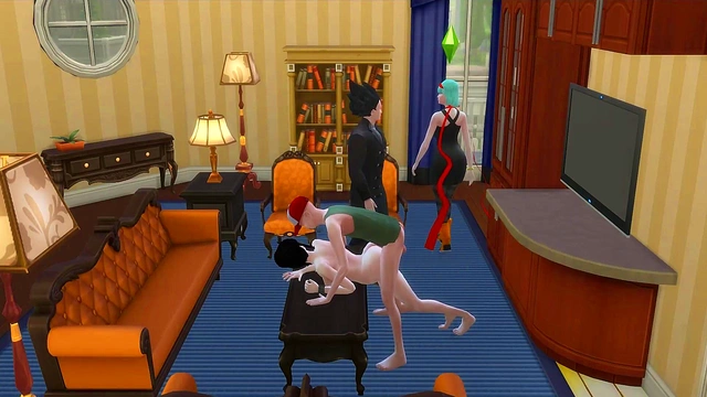 Bulma Joins Goku & Vegeta for Hot Anime Cuckold Action with Master Roshi