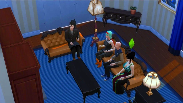 Bulma Joins Goku & Vegeta for Hot Anime Cuckold Action with Master Roshi