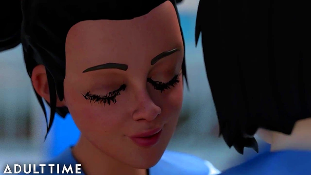 Hentai Step-Sister Rides Cock & Engages in Hot Lesbian Action