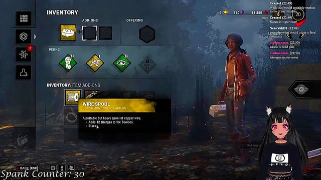 Lewd VTuber Neko Gets Spicy Spanking While Playing Dead By Daylight Hentai Anime