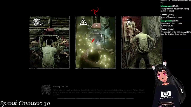 Lewd VTuber Neko Gets Spicy Spanking While Playing Dead By Daylight Hentai Anime