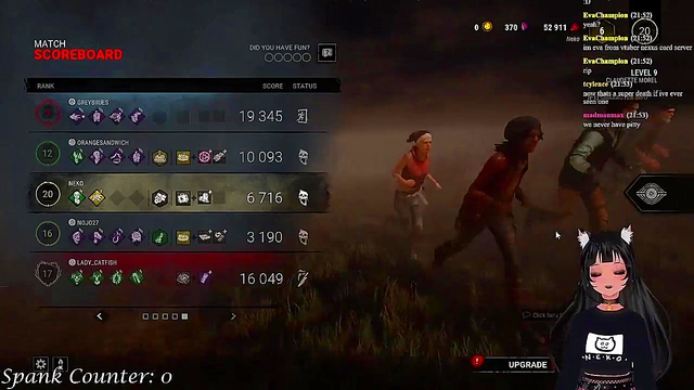 Lewd VTuber Neko Gets Spicy Spanking While Playing Dead By Daylight Hentai Anime