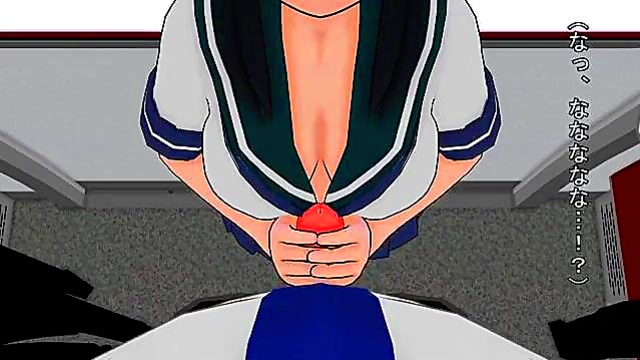 Big-Titted Anime Chick Rides Dick Reverse On Train For Hot Paizuri Action