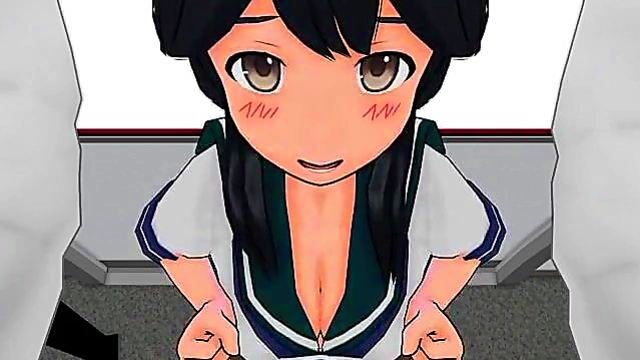 Big-Titted Anime Chick Rides Dick Reverse On Train For Hot Paizuri Action