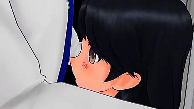 Big-Titted Anime Chick Rides Dick Reverse On Train For Hot Paizuri Action