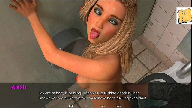 Hot Blonde Gets Fucked In Public Toilet For Big-Cock Vaginal Creampie