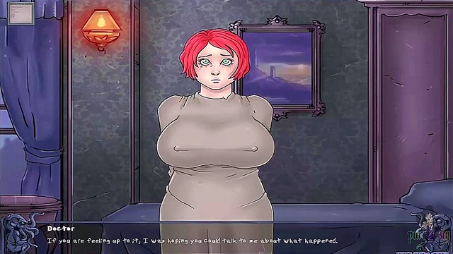 Redhead Doctor Role-Plays Hospital Fantasy With Giant Boobs & Anime Cutie