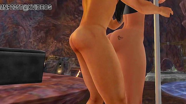 Big-Titted Demoness Fucks Bald Evil Man in Hellish 3D Hentai Scene