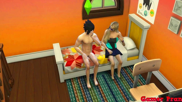 Sakura Catches Sasuke Fucking Her Friend Hard With Anal & Blowjob Action