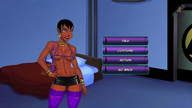 Horny Catwoman & Wonder Woman Lick Blonde Harley Quinn's ASS in DC Anime Scene