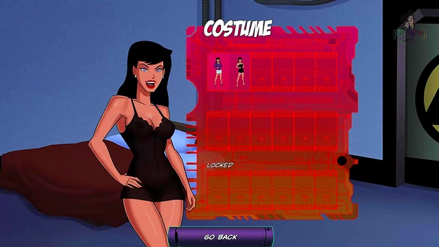 Horny Catwoman & Wonder Woman Lick Blonde Harley Quinn's ASS in DC Anime Scene