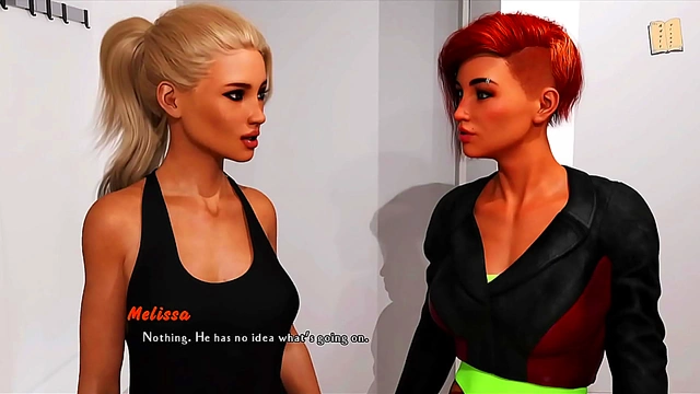 Melissa Explains Her Desires With Big Tits & Ass In Erotic 3D Hentai Scene