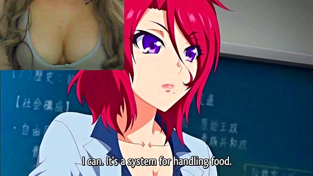 Huge-Cocked Student Fucks Busty Teacher for Semen-Filled Creampie Anime Action