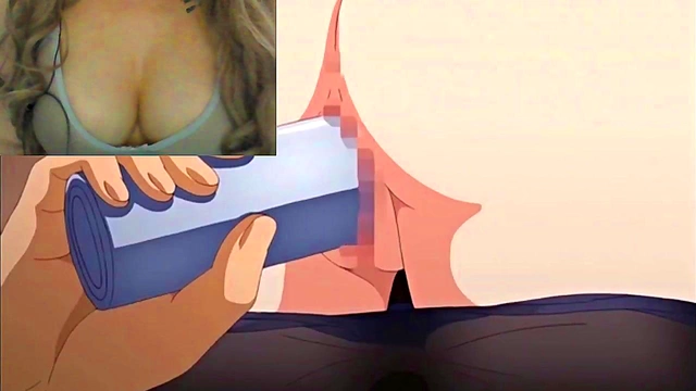 Huge-Cocked Student Fucks Busty Teacher for Semen-Filled Creampie Anime Action