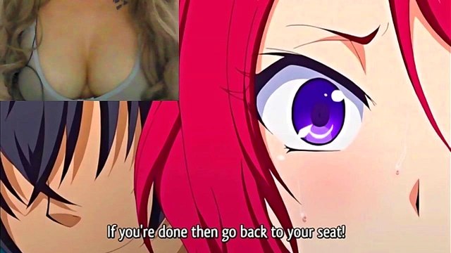 Huge-Cocked Student Fucks Busty Teacher for Semen-Filled Creampie Anime Action