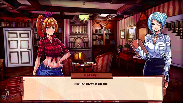 Blonde & Ebony Farmgirls Meet Monster Boys for Busty Fun at Breeding Barn