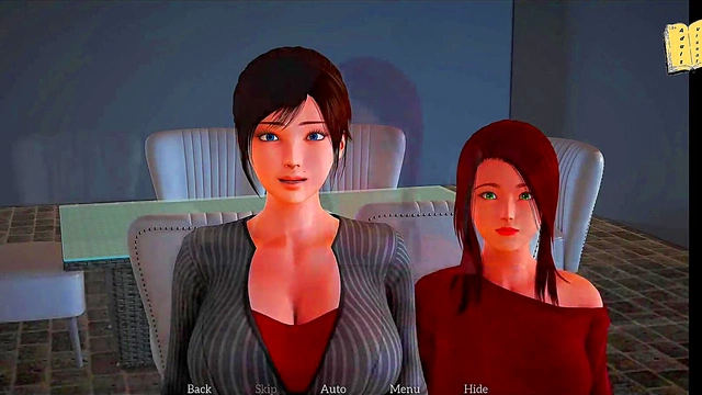 Amateur 3D Hentai Couple Engages in Erotic Visual Novel Sex Game Walkthrough