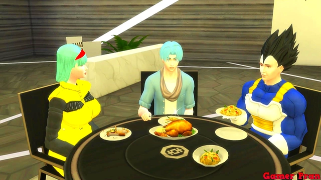 Stepmom Bulma Catches Stepson Masturbating & Teaches Him Hardcore Sex Lessons