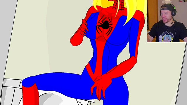 Spider-Man & Mary-Jane’s Steamy Hentai Adventure Ends in Pussy Fucking Creampie