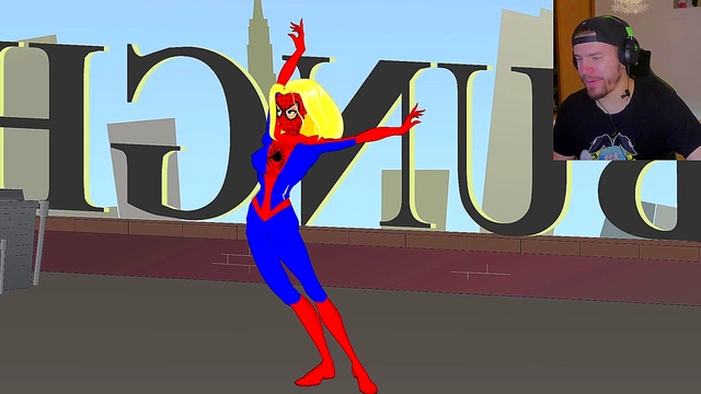 Spider-Man & Mary-Jane’s Steamy Hentai Adventure Ends in Pussy Fucking Creampie