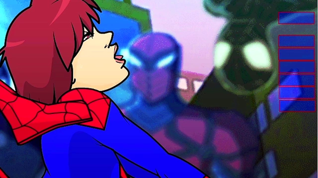 Spider-Man & Mary-Jane’s Steamy Hentai Adventure Ends in Pussy Fucking Creampie