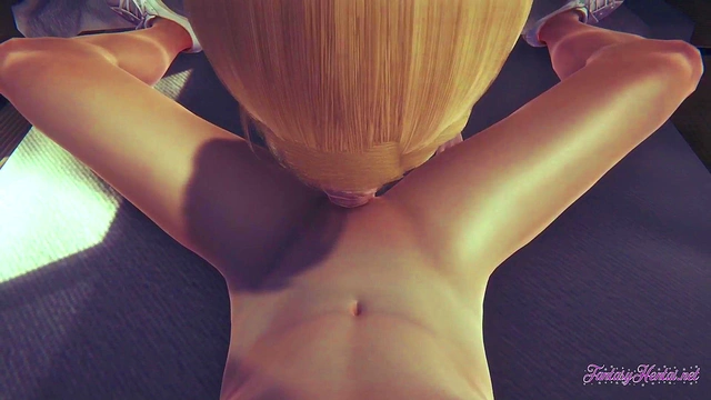 Annie Leonhart Gives POV Blowjob & Gets Fucked On Tatami For 3D Hentai Creampie