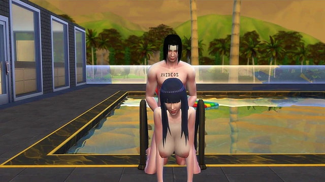 Hinata Cheats With Itachi for Hardcore Pool Sex & Anal Fun in Naruto Hentai