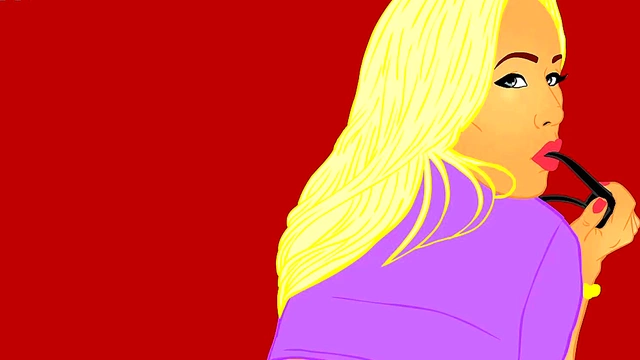 Sexy Big-Ass PAWG Austin Taylor Rides Huge BBC in Anime Cartoon Action