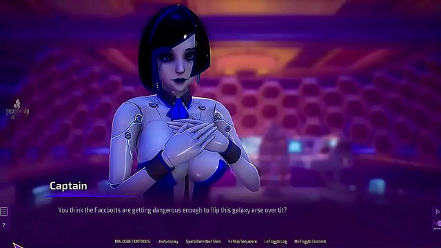 Pirate Waifu Milf With Giant Boobs Fucks Alien Robot In Steamy Anime Scene