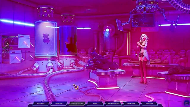 Pirate Waifu Milf With Giant Boobs Fucks Alien Robot In Steamy Anime Scene