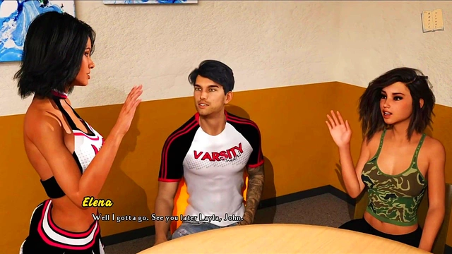 Hot Blonde & Brunette Teens Enjoy Big-Ass Action in 3D Hentai Cartoon Ecstasy