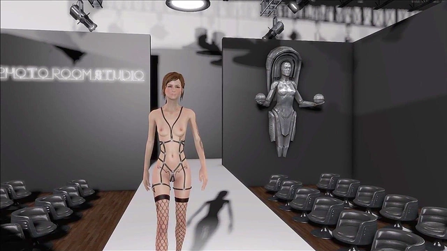 Sexy Brunette in Lingerie Shows Off Fallout 4 Fashion for Hentai Fun