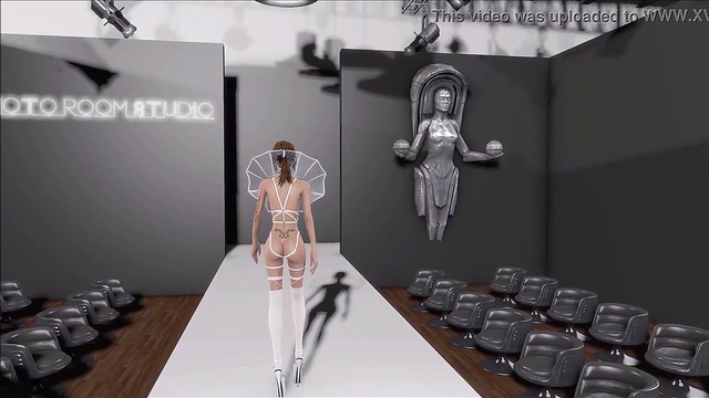 Sexy Brunette in Lingerie Shows Off Fallout 4 Fashion for Hentai Fun